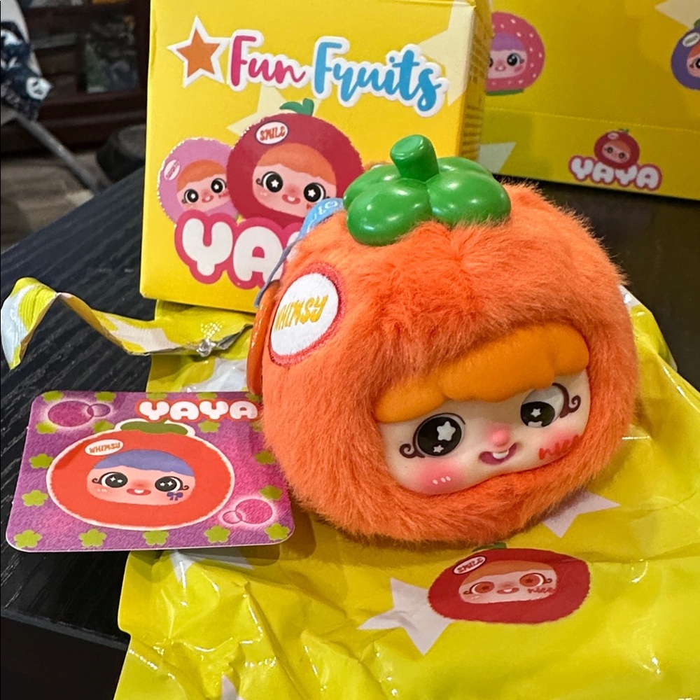 Yaya Fun Fruits Orange/Orange Plush Toy NIB